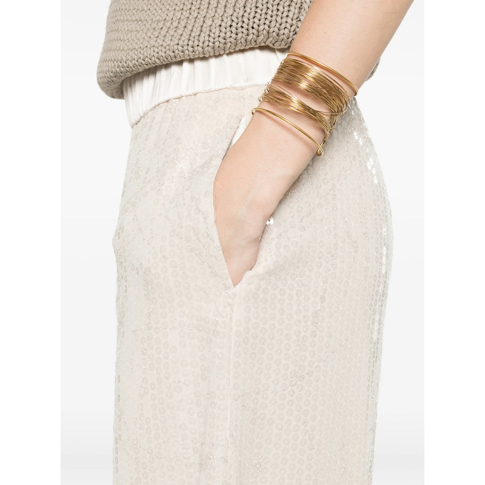 Peserico Neutrals Trousers - Palazzo Pants Women PESERICO