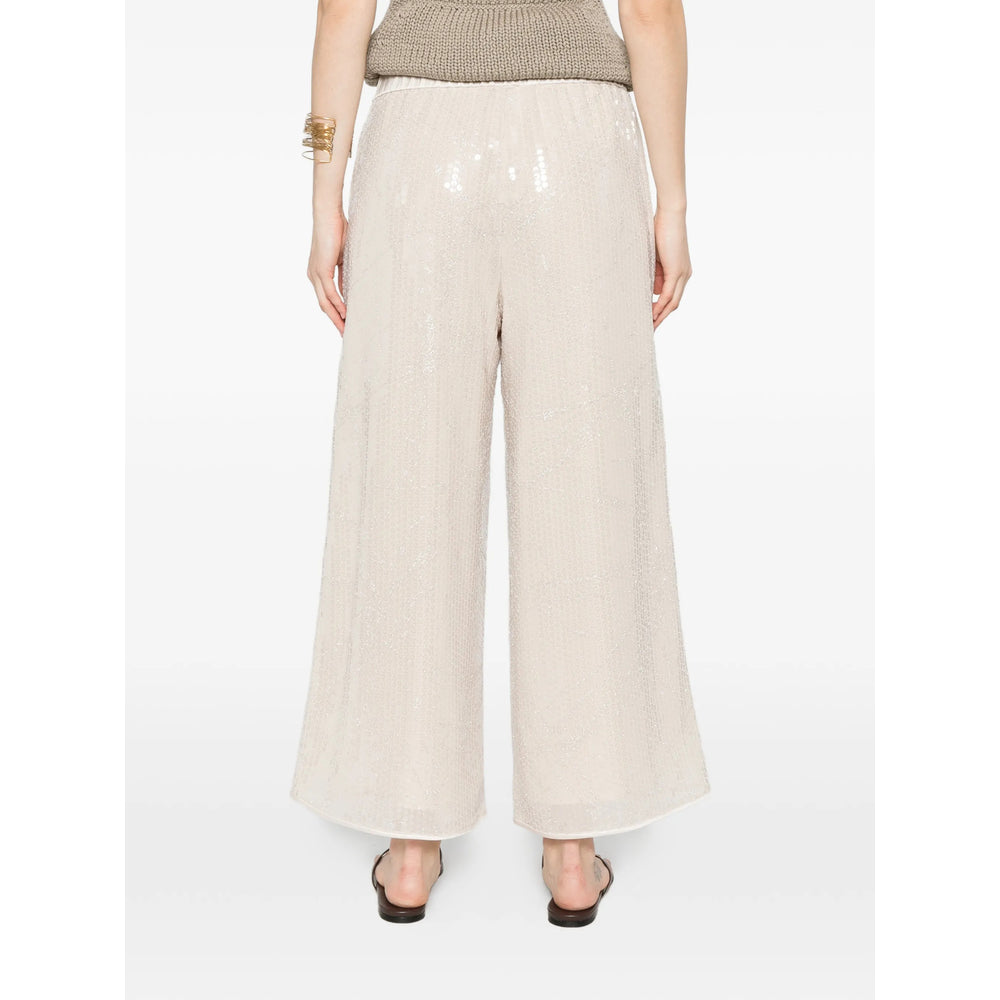 Peserico Neutrals Trousers - Palazzo Pants Women PESERICO