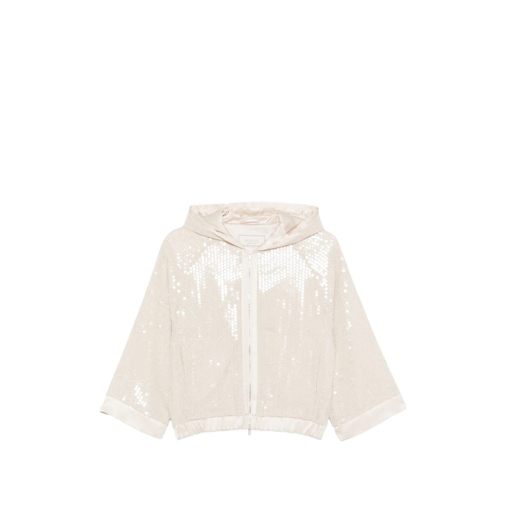 Peserico Neutrals Jackets - Bomber Jackets Women PESERICO