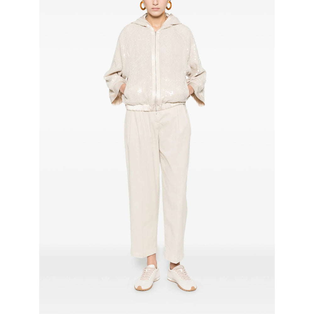 Peserico Neutrals Jackets - Bomber Jackets Women PESERICO
