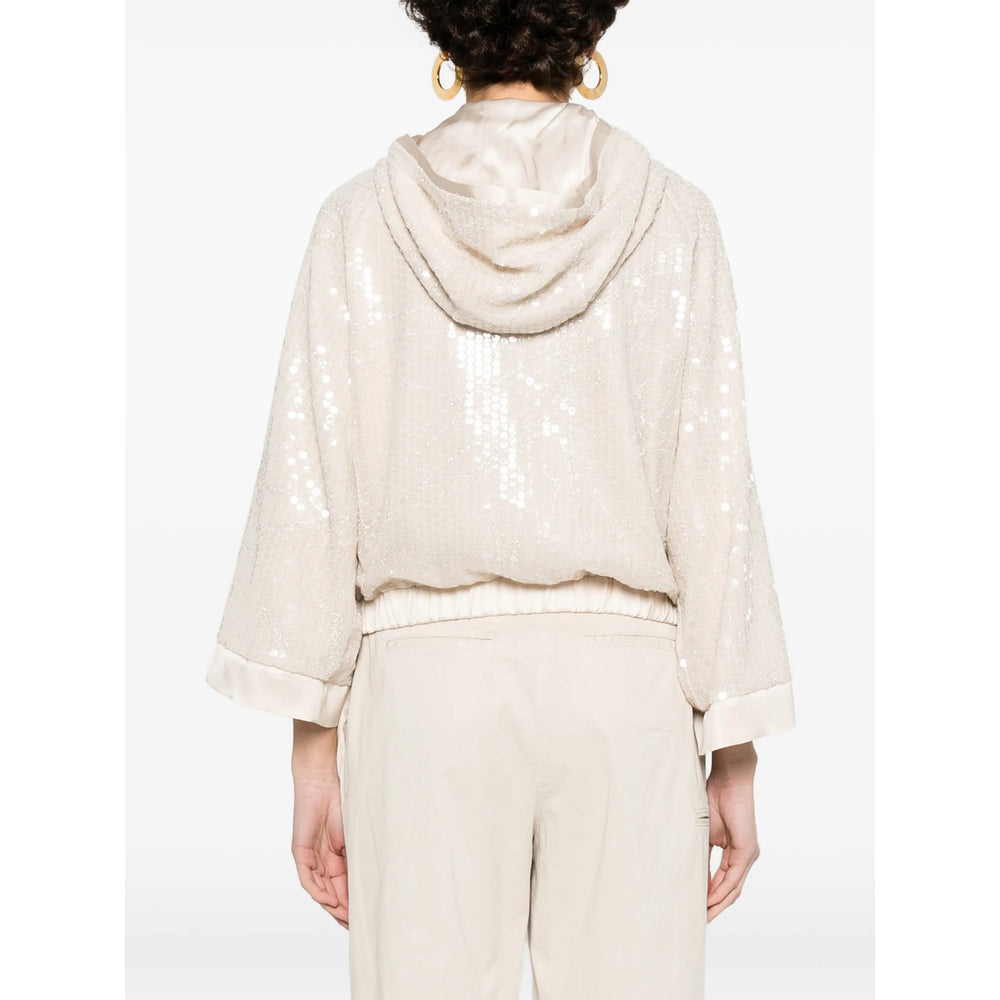 Peserico Neutrals Jackets - Bomber Jackets Women PESERICO