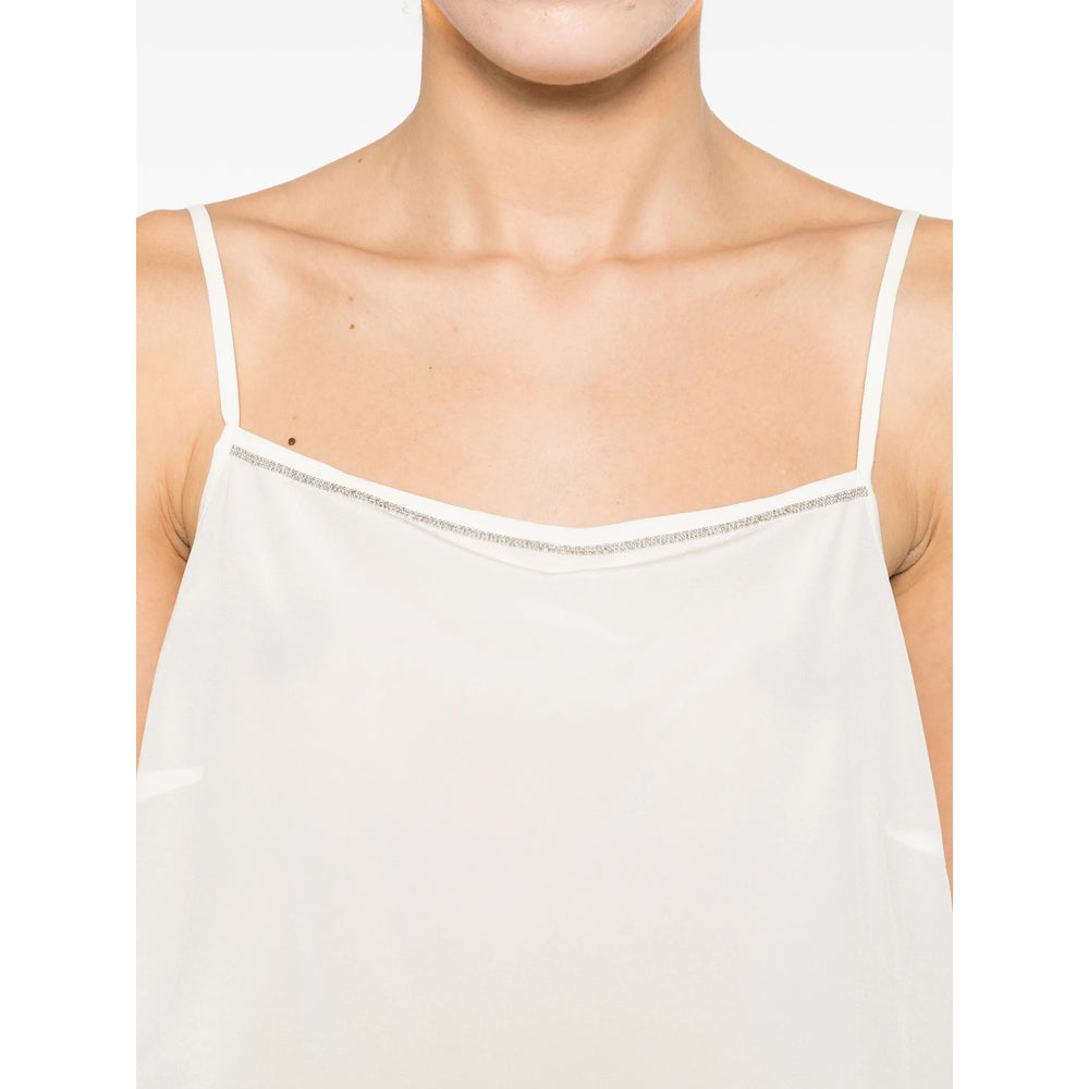 Peserico White Tops - Vests & Tank Tops Women PESERICO