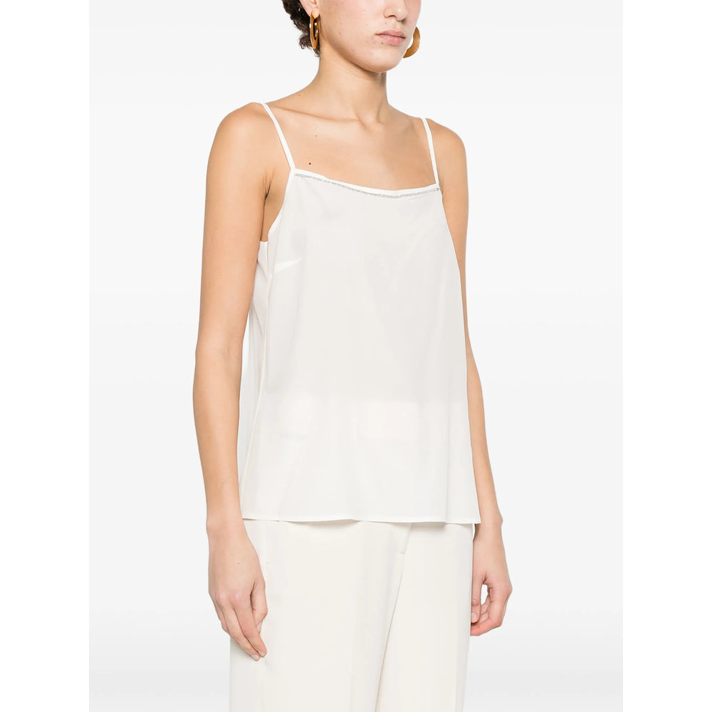 Peserico White Tops - Vests & Tank Tops Women PESERICO