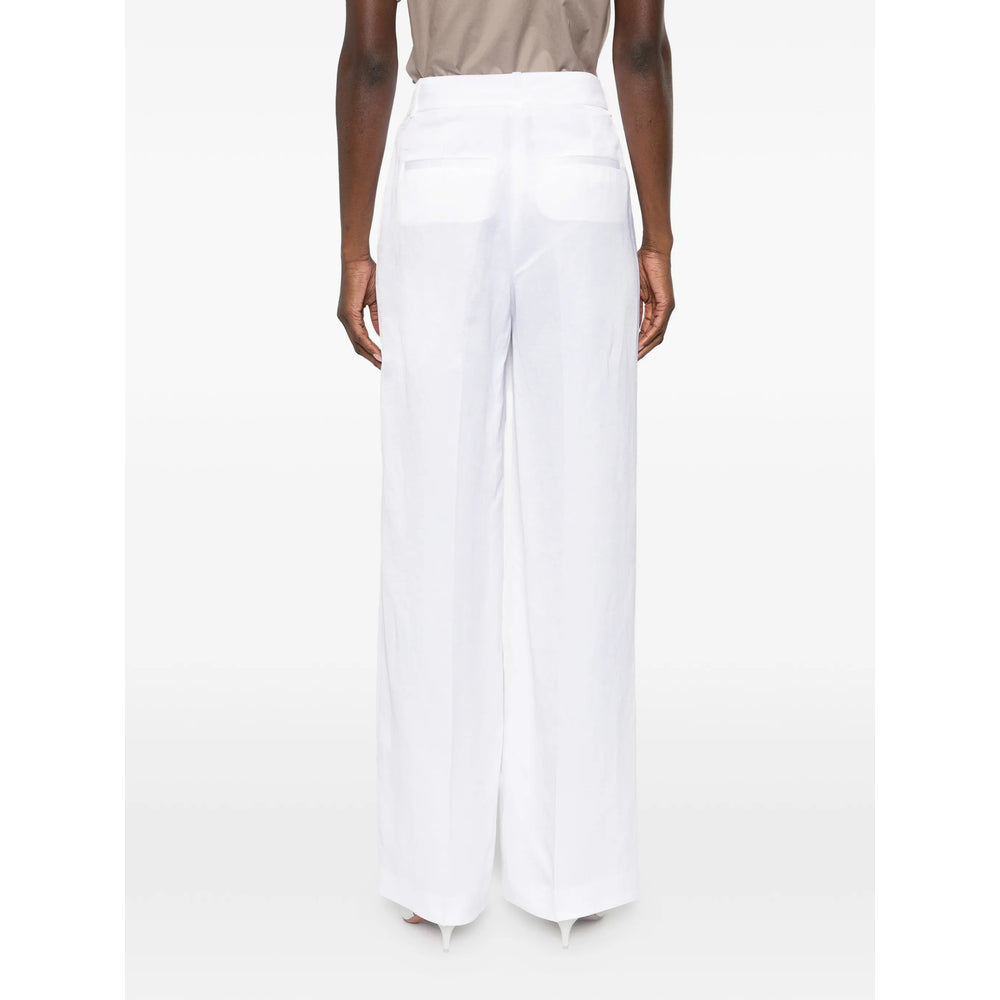 Peserico White Trousers - Straight Trousers Women PESERICO