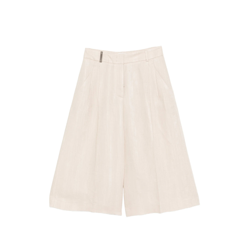 Peserico Neutrals Shorts - Tailored Shorts Women