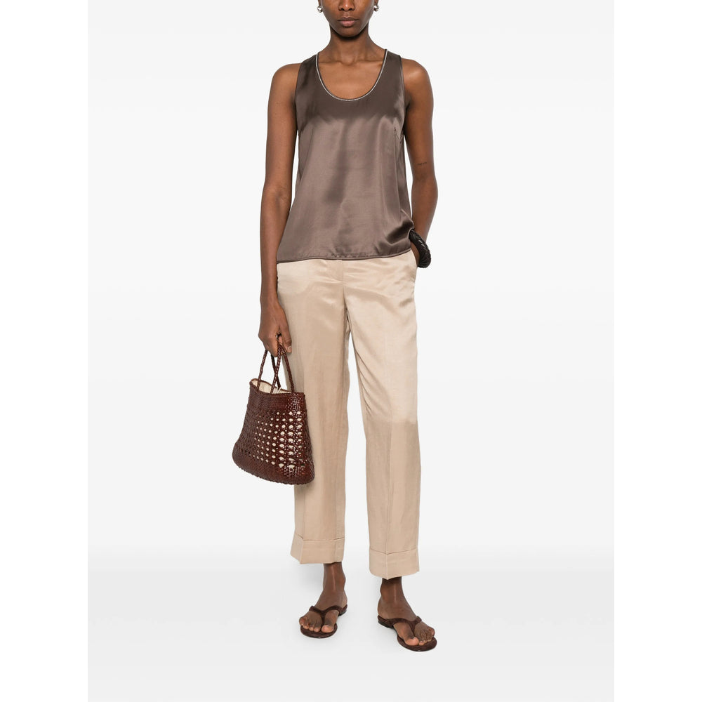 Peserico Neutrals Trousers - Tailored Trousers Women PESERICO