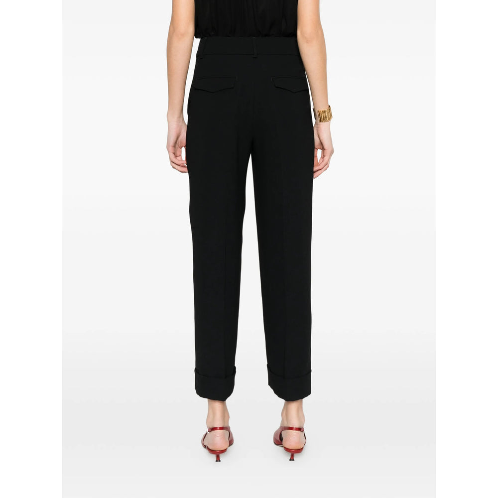 Peserico Black Trousers - Straight Trousers Women PESERICO
