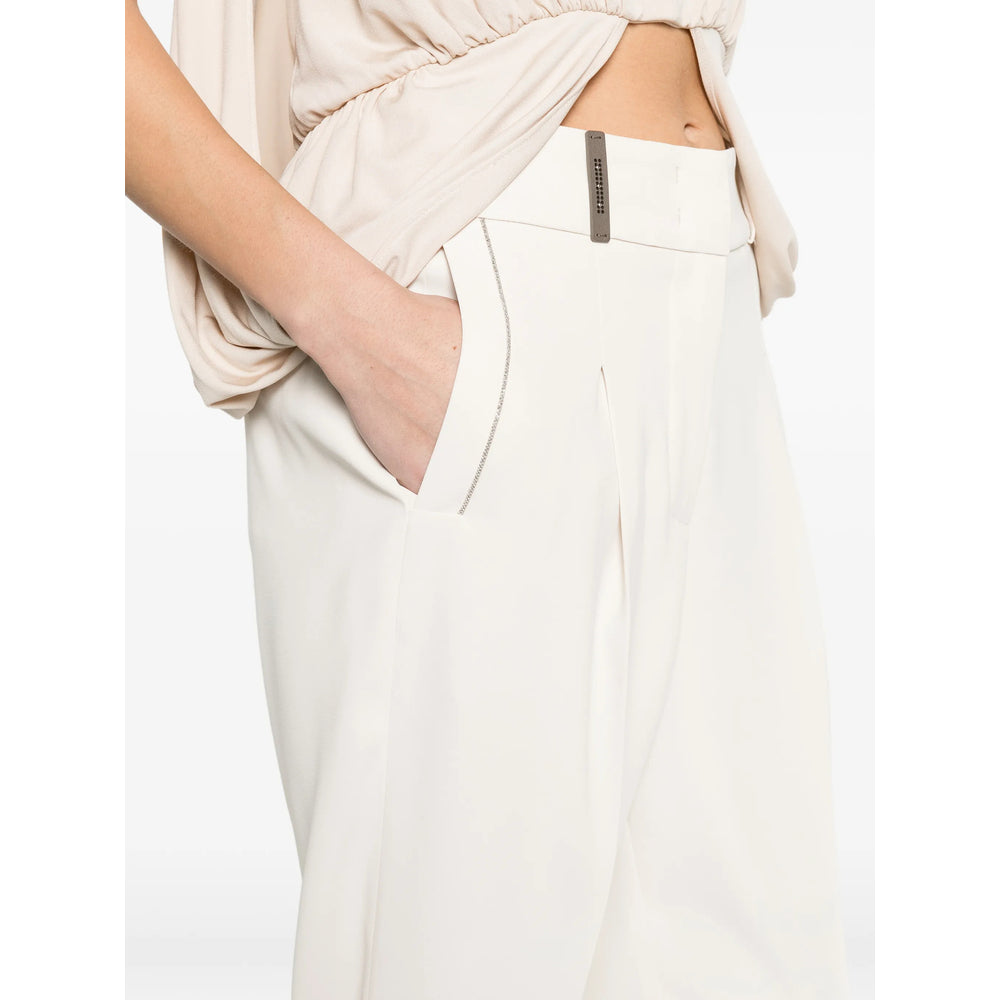 Peserico Neutrals Trousers - Tailored Trousers Women PESERICO