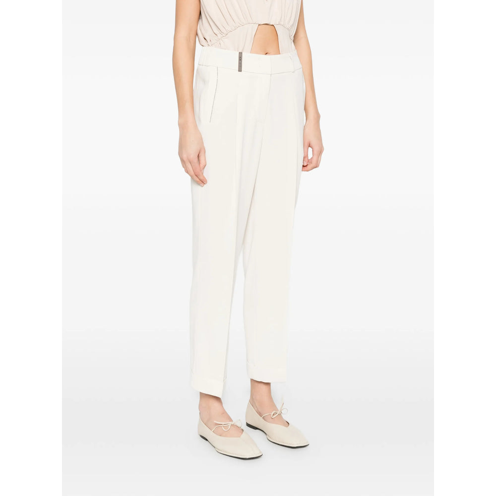 Peserico Neutrals Trousers - Tailored Trousers Women PESERICO