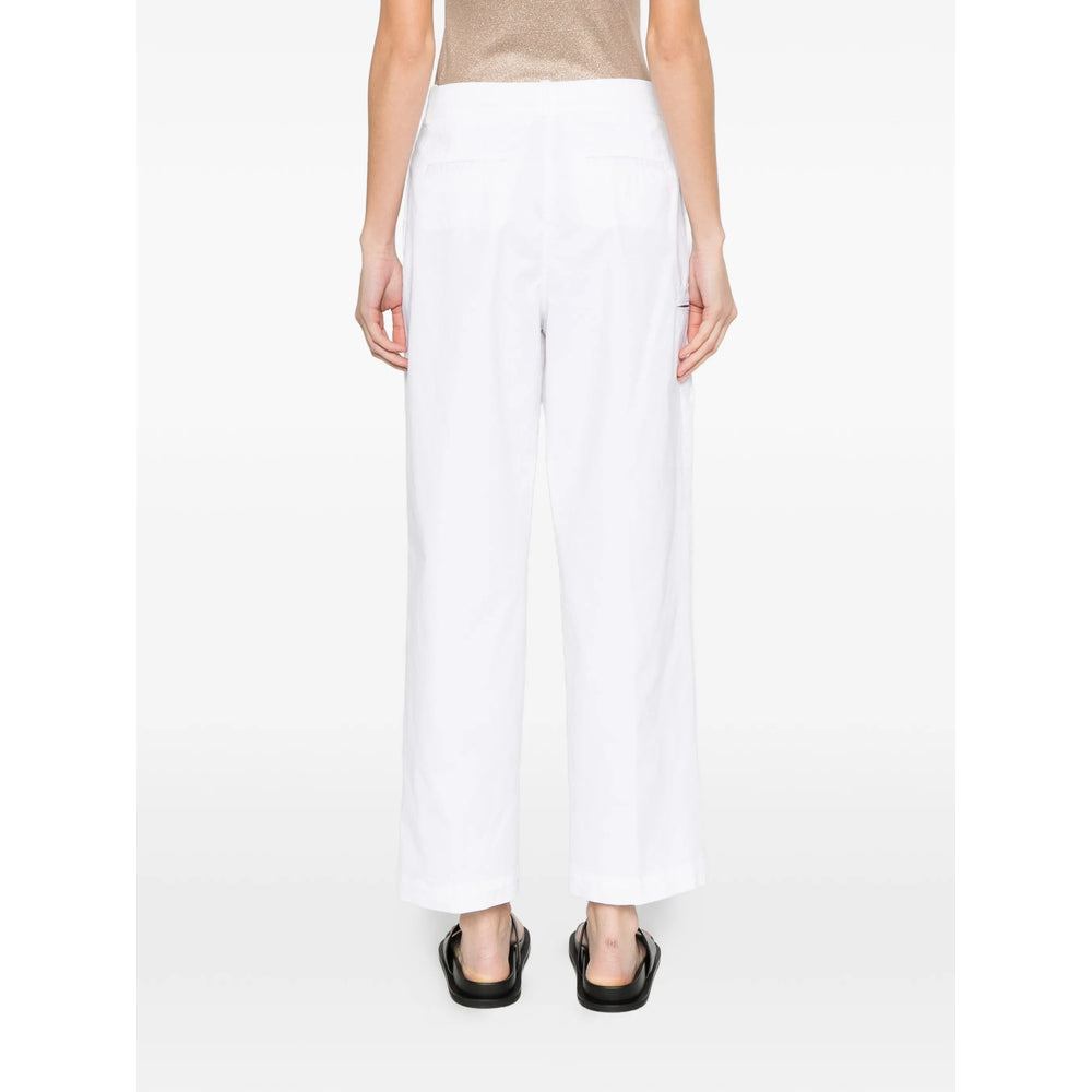 Peserico White Trousers - Tapered Trousers Women PESERICO