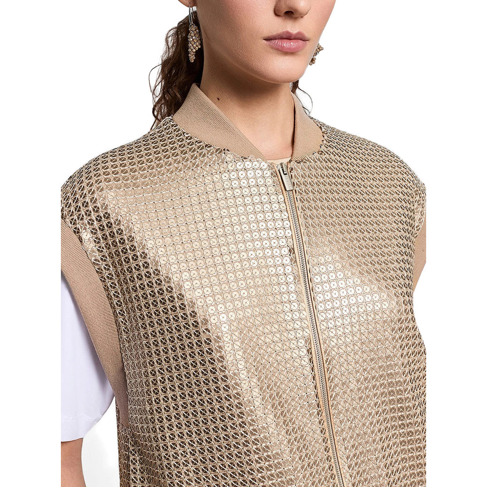 Peserico Gold Jackets - Waistcoat & Gilets Women PESERICO