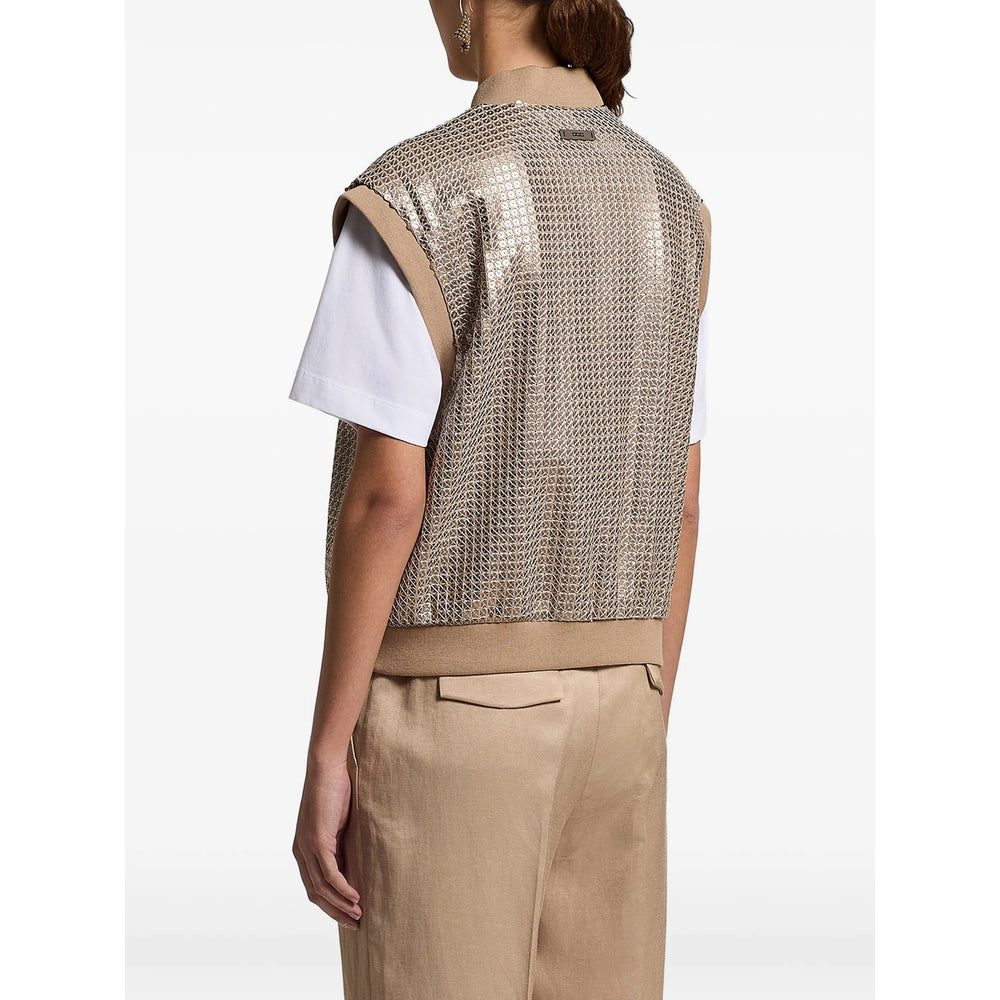 Peserico Gold Jackets - Waistcoat & Gilets Women PESERICO