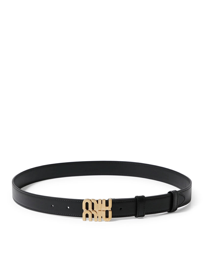 Miu Miu Women City Leather Belt MIU MIU