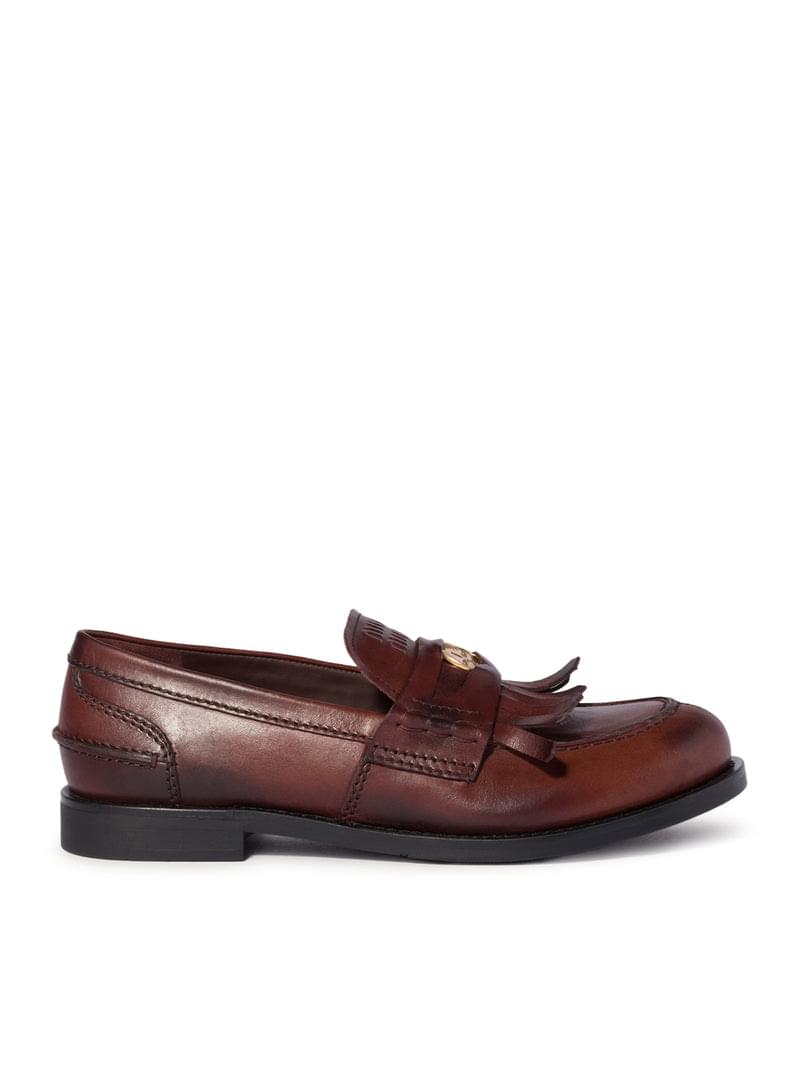 Miu Miu Women Leather Loafers MIU MIU