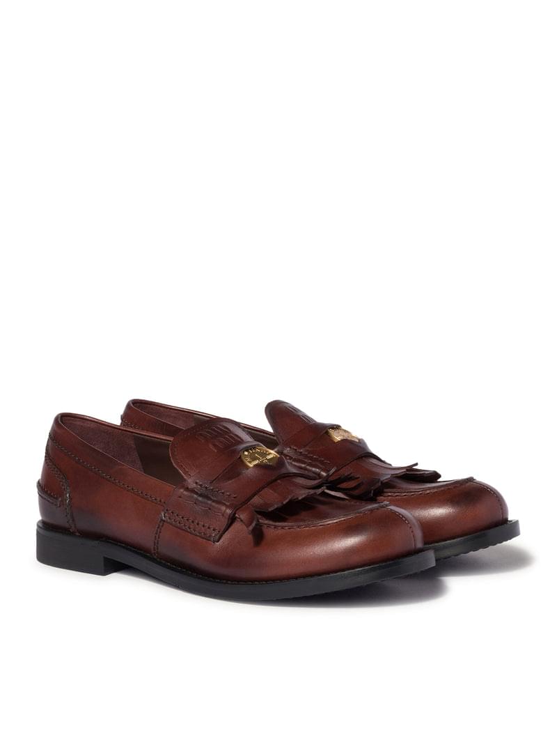 Miu Miu Women Leather Loafers MIU MIU