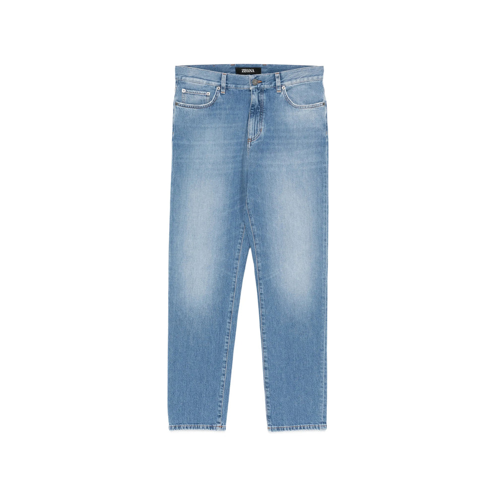 Zegna Blue Denim - Slim-Fit Jeans Men ZEGNA