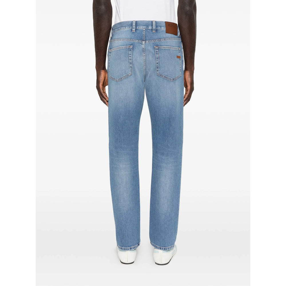 Zegna Blue Denim - Slim-Fit Jeans Men ZEGNA
