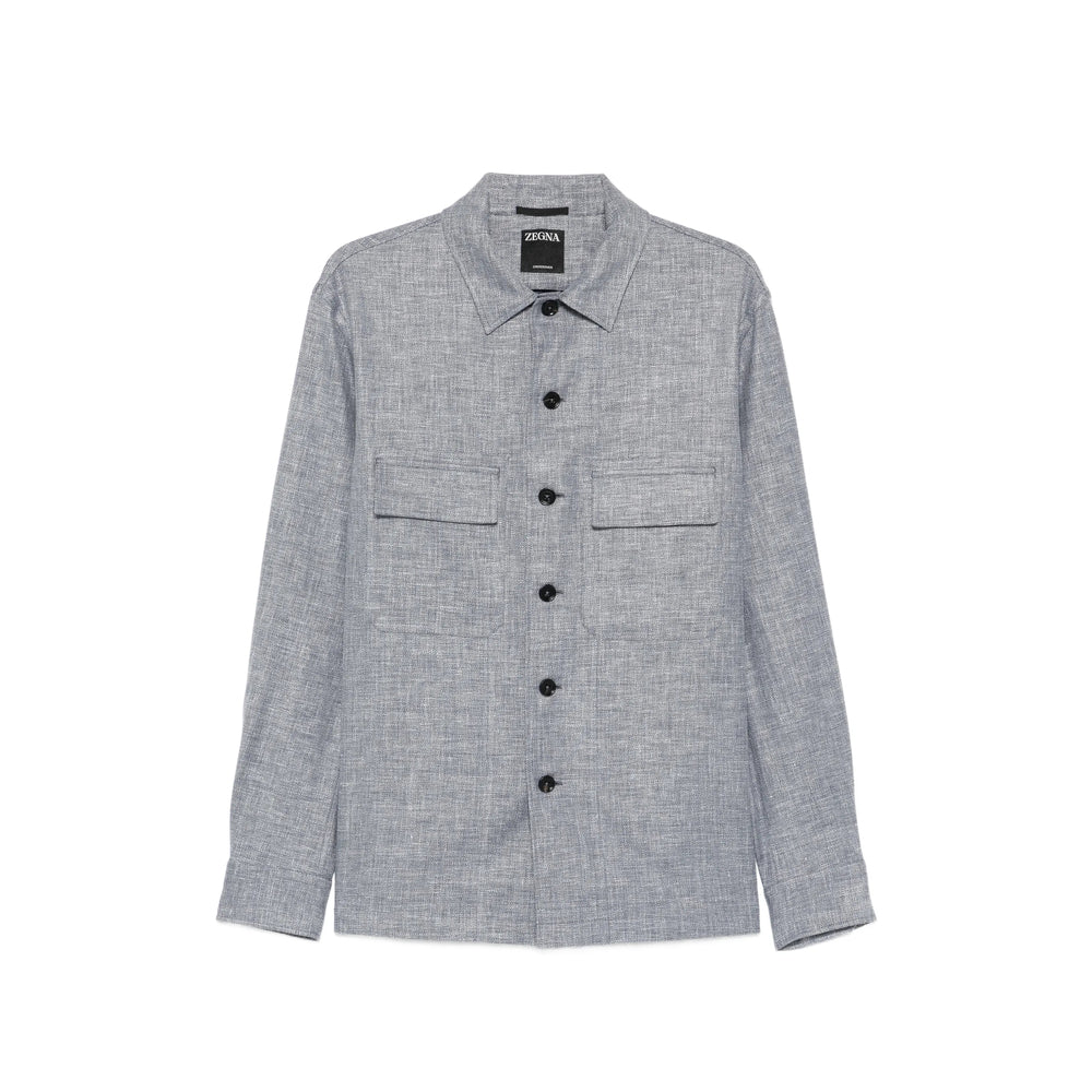 Zegna Blue Shirts Men ZEGNA