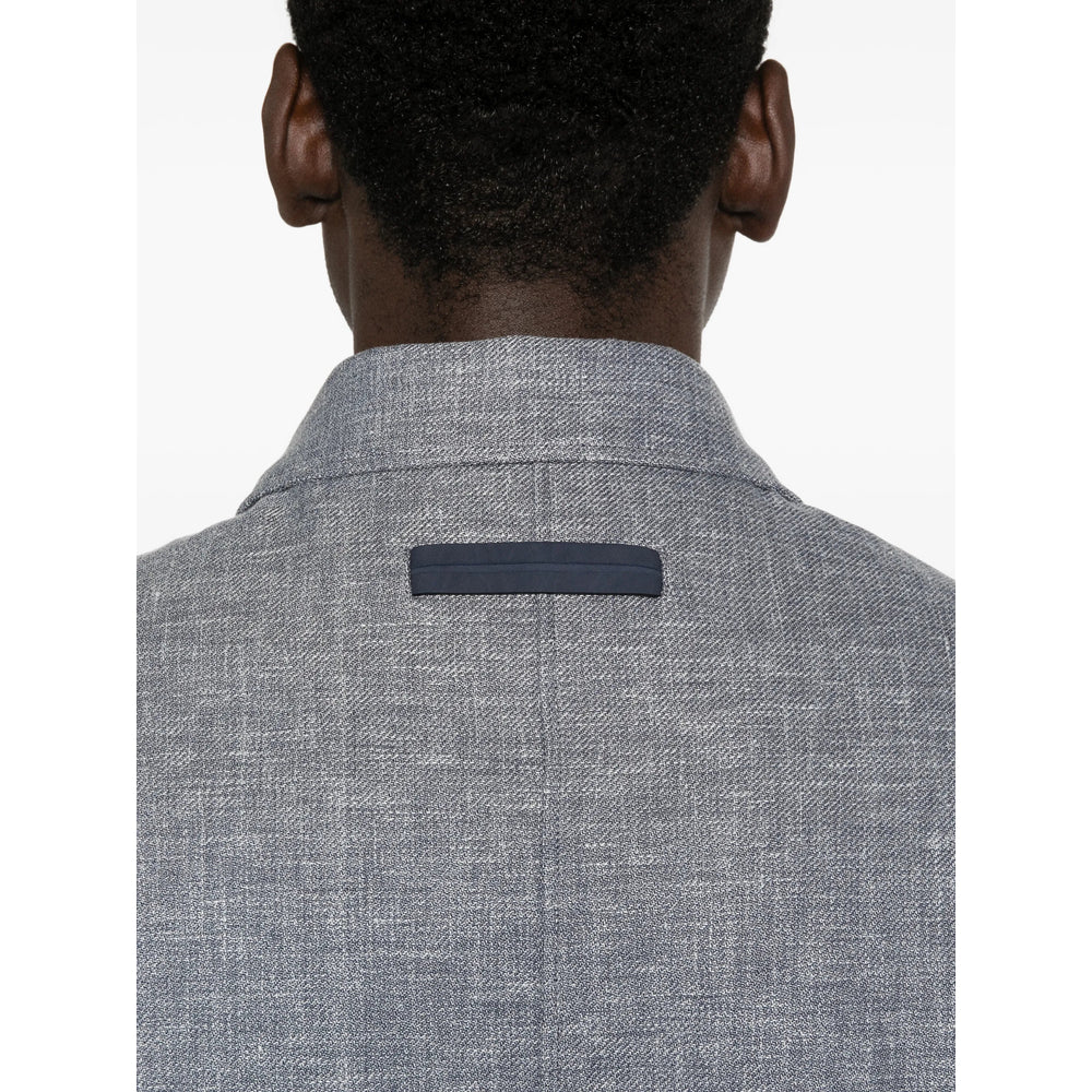 Zegna Blue Shirts Men ZEGNA