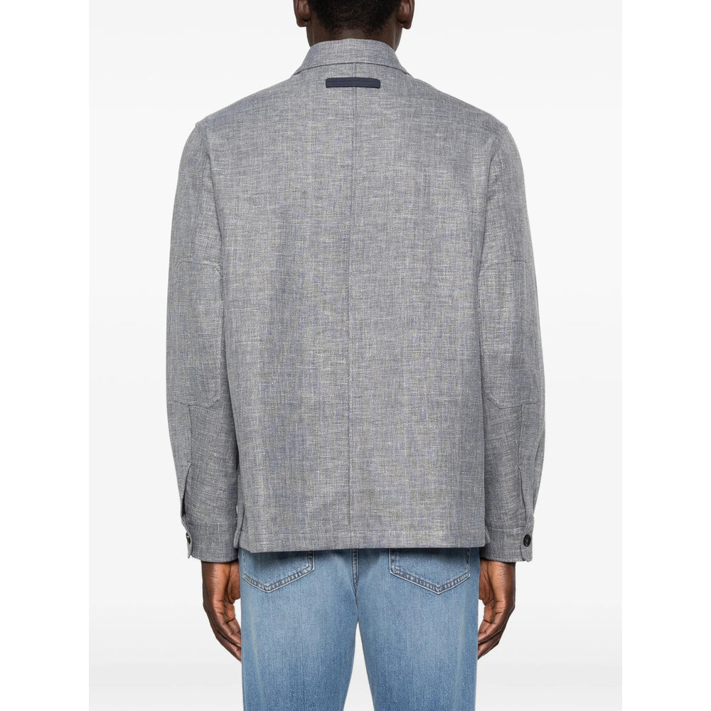 Zegna Blue Shirts Men ZEGNA