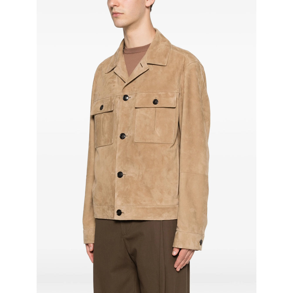 Zegna Neutrals Jackets - Shirt Jackets Men ZEGNA