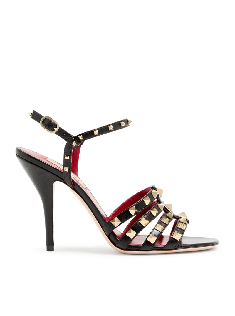 Valentino Garavani Women 100Mm Rockstud Kidskin Sandal VALENTINO GARAVANI