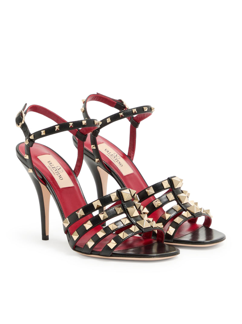 Valentino Garavani Women 100Mm Rockstud Kidskin Sandal VALENTINO GARAVANI