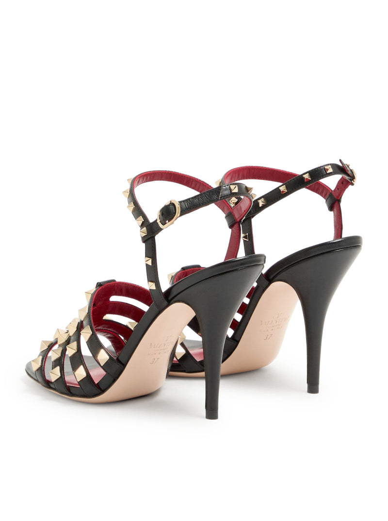 Valentino Garavani Women 100Mm Rockstud Kidskin Sandal VALENTINO GARAVANI