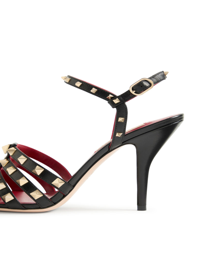 Valentino Garavani Women 100Mm Rockstud Kidskin Sandal VALENTINO GARAVANI
