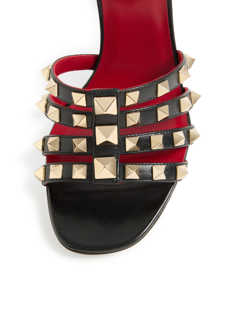 Valentino Garavani Women 100Mm Rockstud Kidskin Sandal VALENTINO GARAVANI