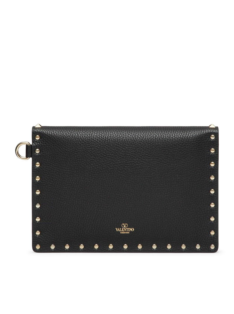Valentino Garavani Women Rockstud Pouch In Calfskin VALENTINO GARAVANI