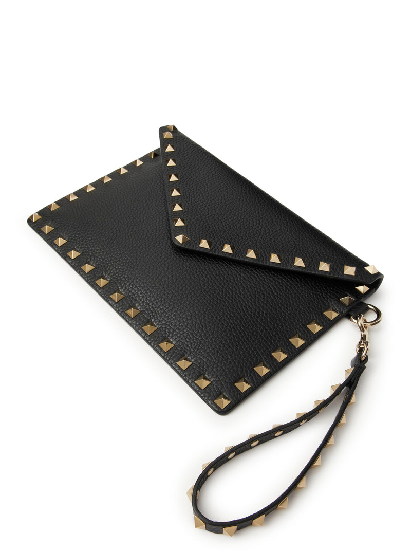 Valentino Garavani Women Rockstud Pouch In Calfskin VALENTINO GARAVANI