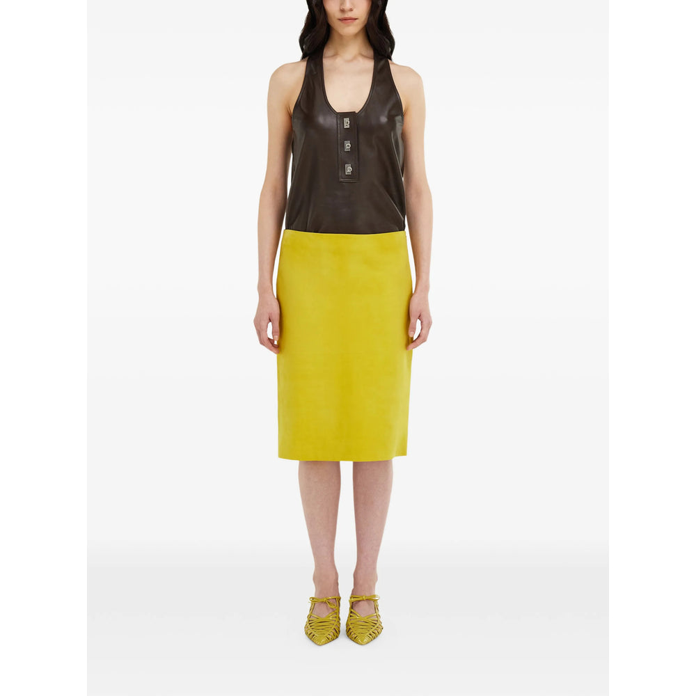 Ferragamo Yellow Skirts - Pencil Skirts Women FERRAGAMO
