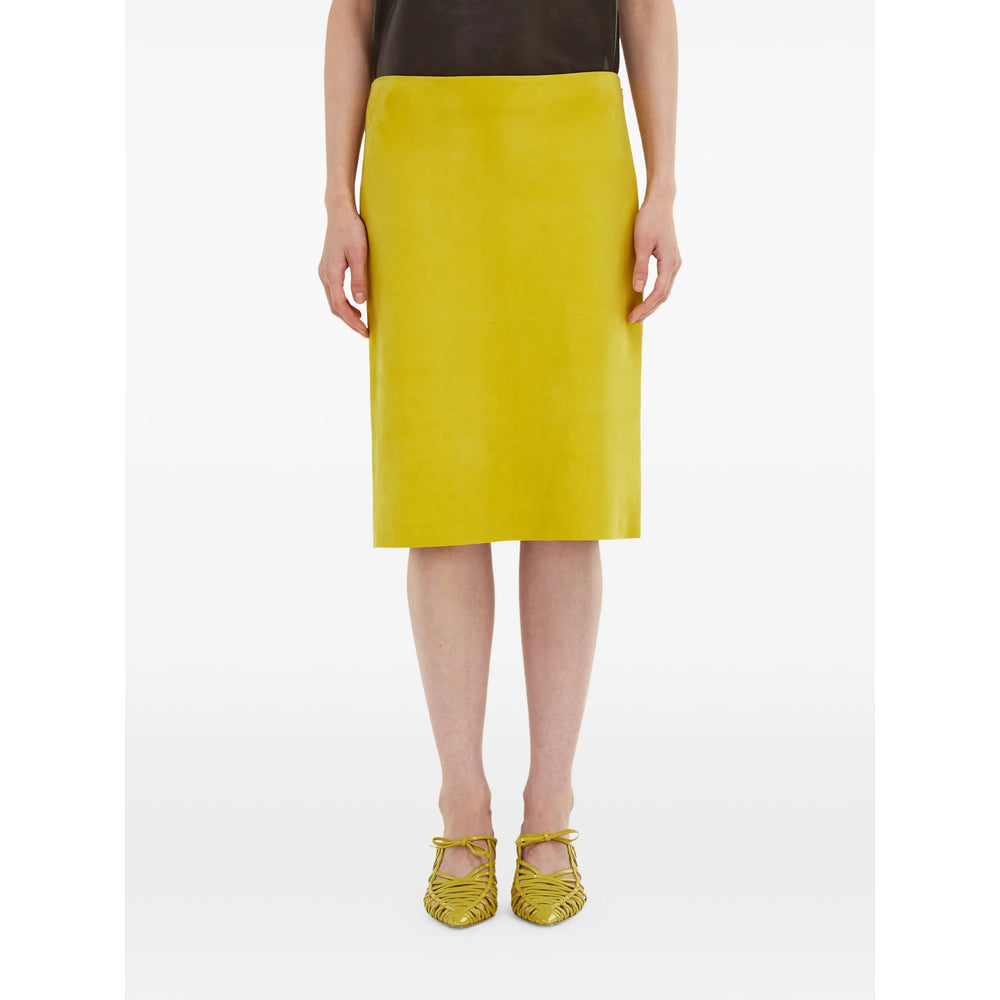 Ferragamo Yellow Skirts - Pencil Skirts Women FERRAGAMO