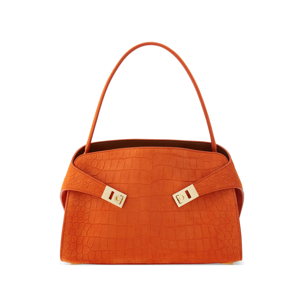 Ferragamo Orange Shoulder Bags Women FERRAGAMO