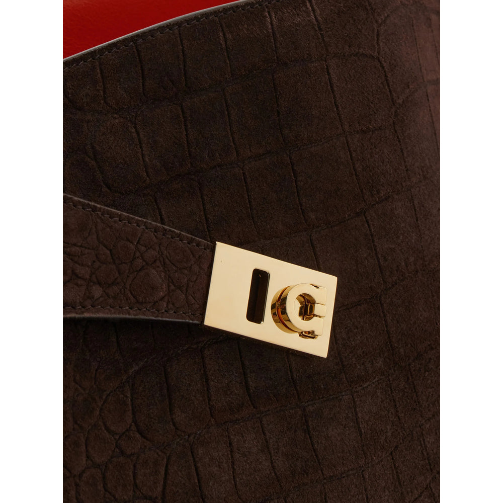 Ferragamo Brown Shoulder Bags Women FERRAGAMO