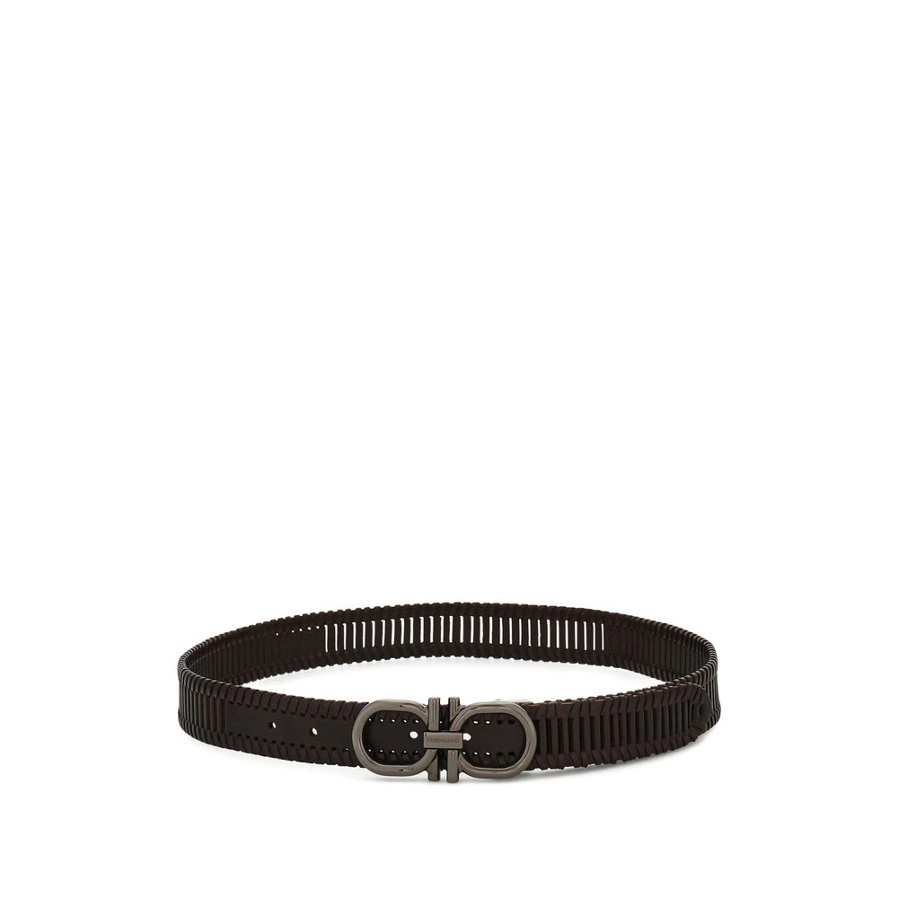 Ferragamo Black Belts Men FERRAGAMO