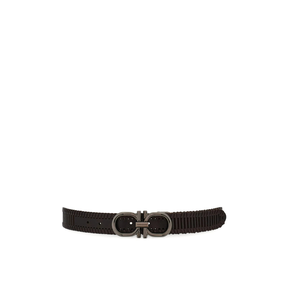 Ferragamo Black Belts Men FERRAGAMO