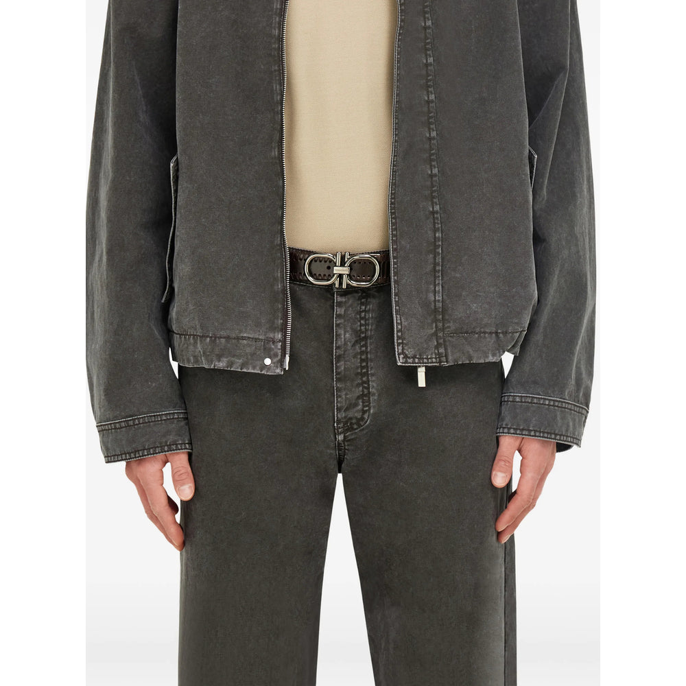 Ferragamo Black Belts Men FERRAGAMO