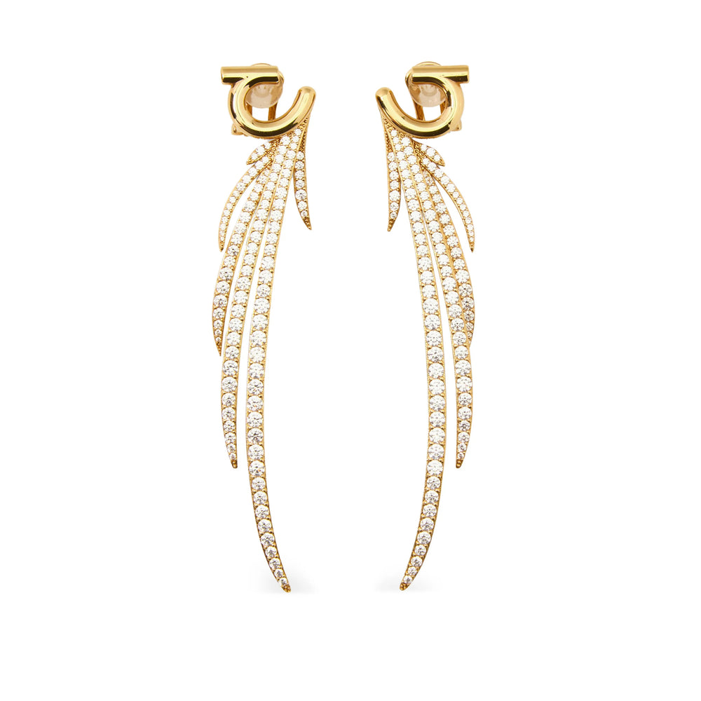 Ferragamo Gold Earrings Women FERRAGAMO