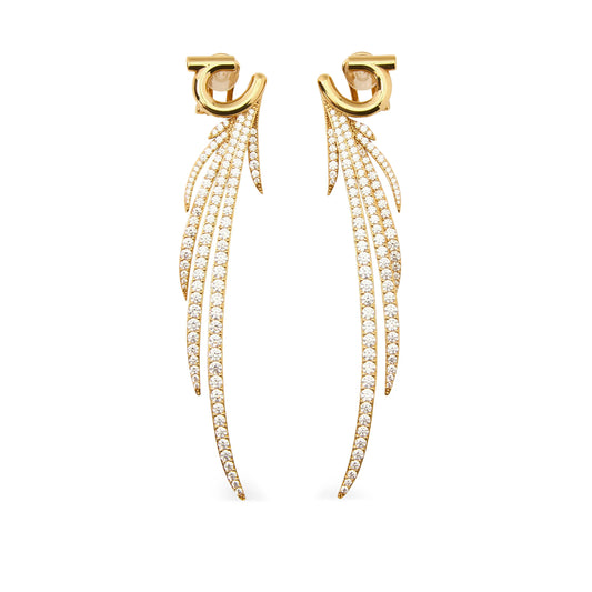 Ferragamo Gold Earrings Women FERRAGAMO
