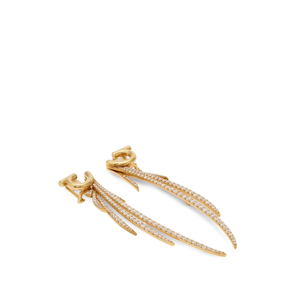 Ferragamo Gold Earrings Women FERRAGAMO