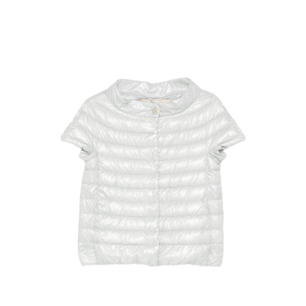 Herno Grey Jackets - Puffer Jackets Women HERNO