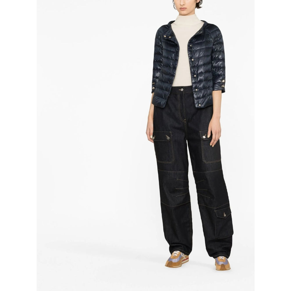 Herno Blue Jackets - Puffer Jackets Women HERNO