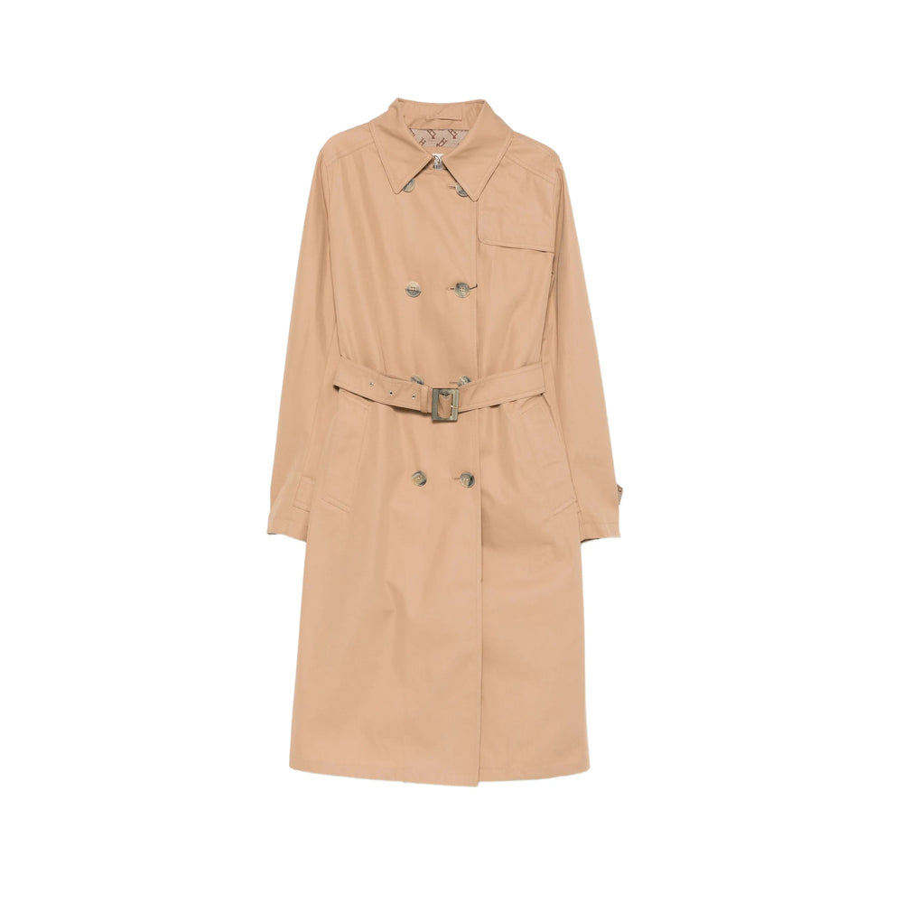 Herno Neutrals Coats - Double Breasted & Peacoats Women HERNO