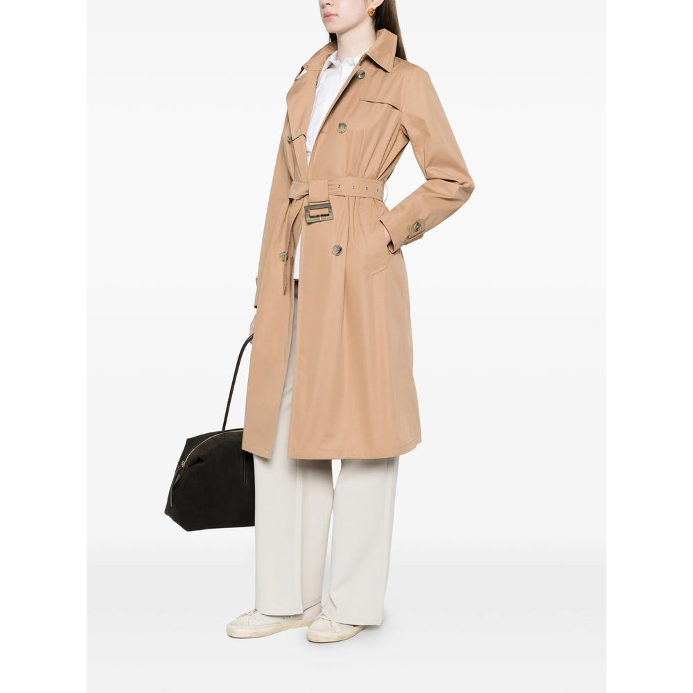 Herno Neutrals Coats - Double Breasted & Peacoats Women HERNO