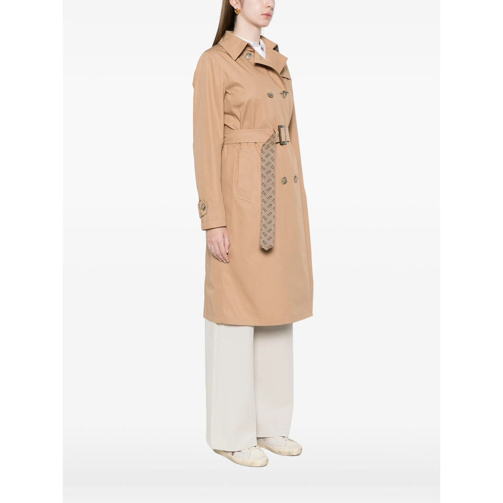 Herno Neutrals Coats - Double Breasted & Peacoats Women HERNO