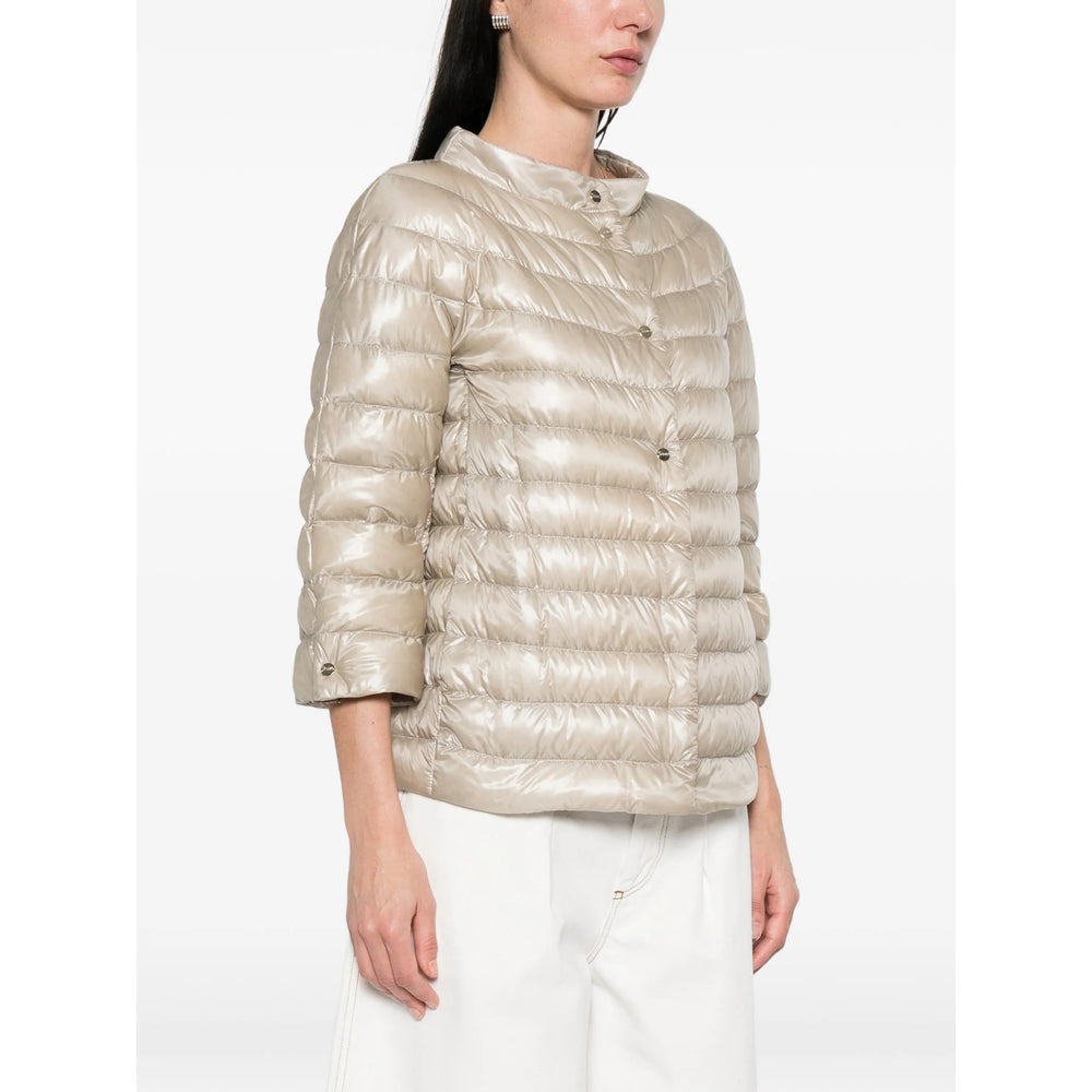 Herno Neutrals Jackets - Puffer Jackets Women HERNO