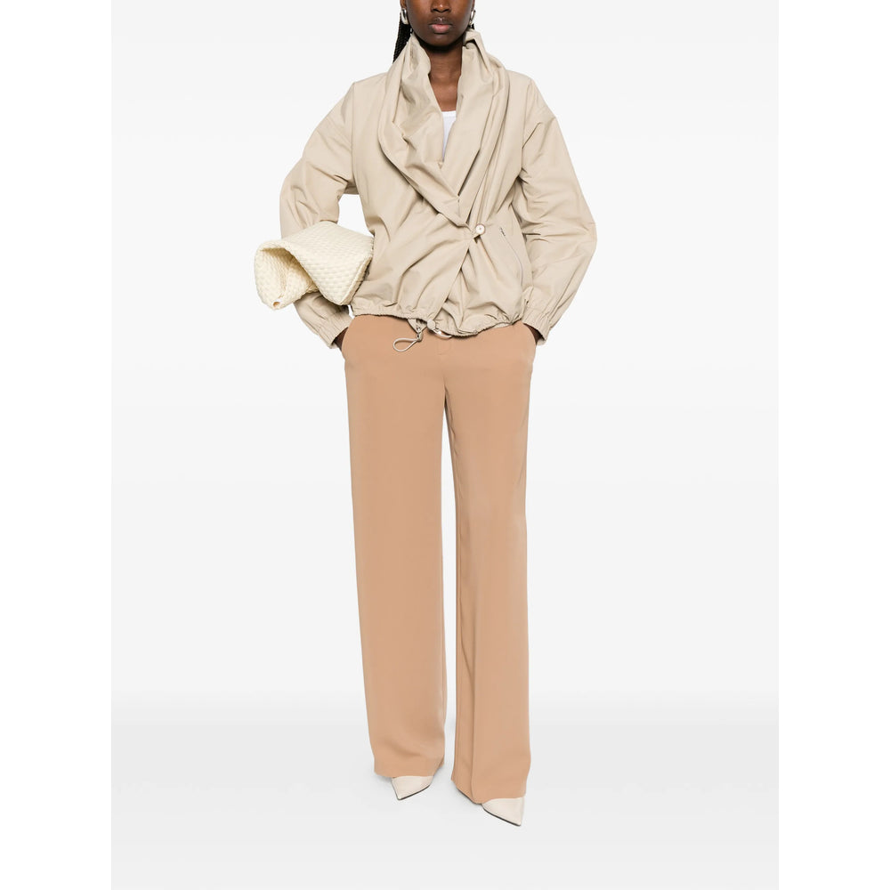 Herno Neutrals Trousers - Palazzo Pants Women HERNO