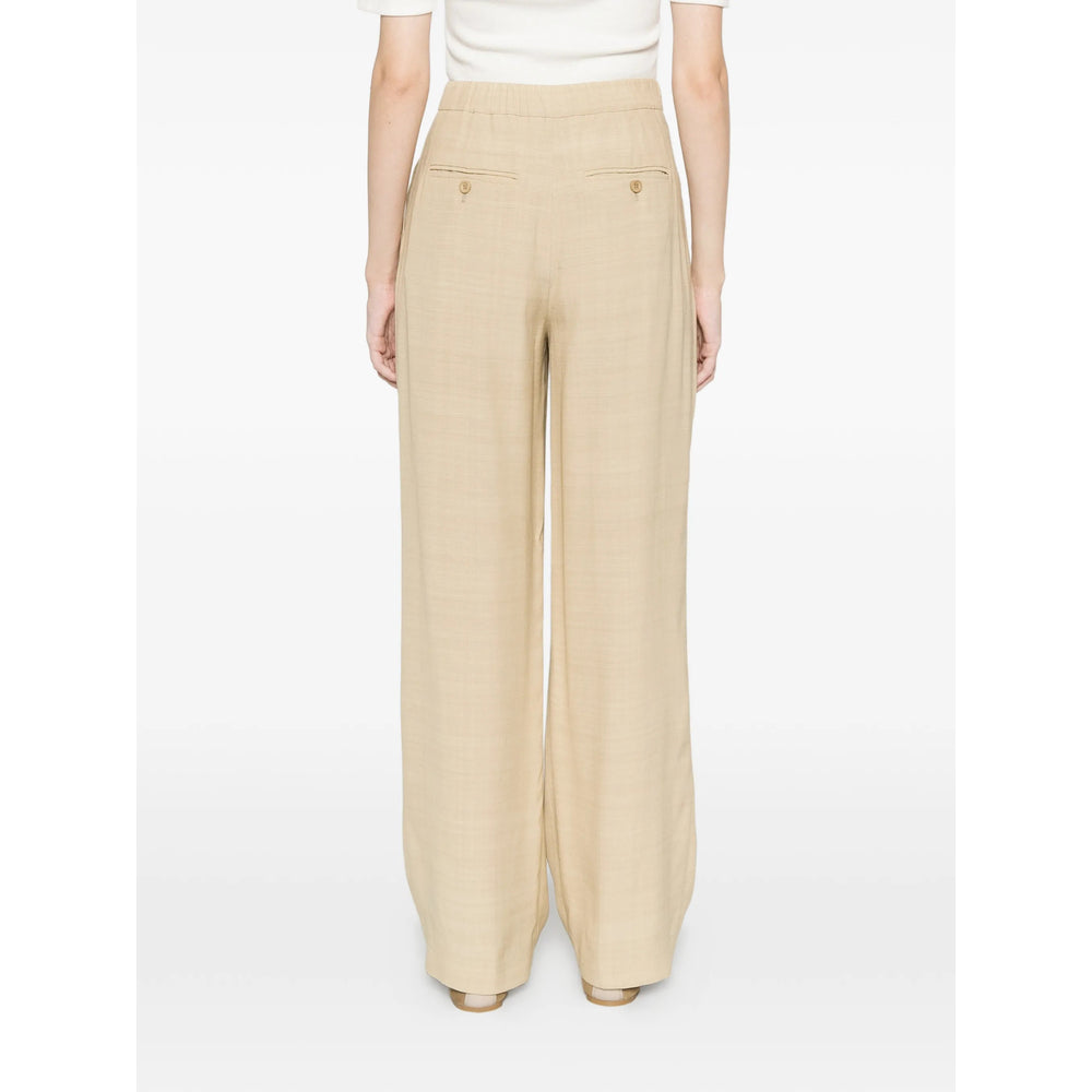 Herno Neutrals Trousers - Straight Trousers Women HERNO